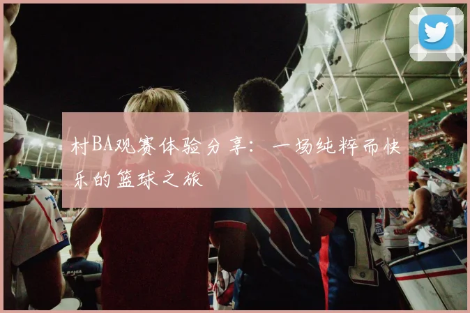 村BA观赛体验分享:一场纯粹而快乐的篮球之旅